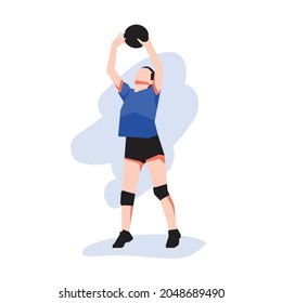 volleyball flat illustrations and pictures