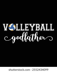 Volleyball Godfather Volleyball Sport Lover