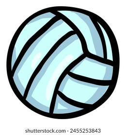 Volleyball Hand Drawn Doodle Icon