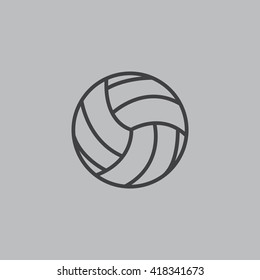 Volleyball Icon Stock Vector (Royalty Free) 418341673 | Shutterstock