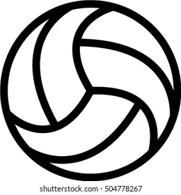 Volleyball Icon Stock Vector (Royalty Free) 504778267 | Shutterstock