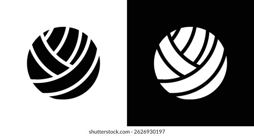 Volleyball icon concept, vector illustration