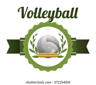Volleyball icon design 