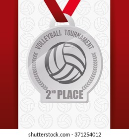 Volleyball icon design 