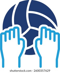 Volleyball Icon Element For Design