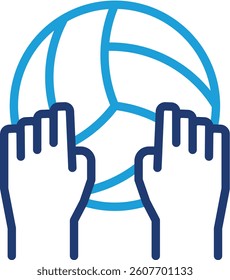 Volleyball Icon Element For Design