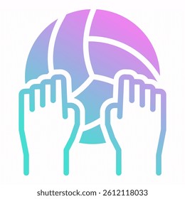 Volleyball Icon Element For Design