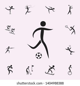 volleyball icon. Elements of sportsman icon. Premium quality graphic design icon. Signs and symbols collection icon for websites, web design, mobile app on white background