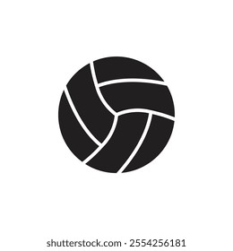 volleyball icon Flat line illustration