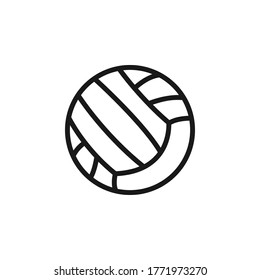 Volleyball icon flat vector illustration