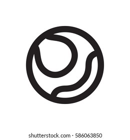 volleyball icon illustration isolated vector sign symbol