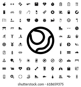 Volleyball icon illustration isolated vector sign symbol. fitness icons set