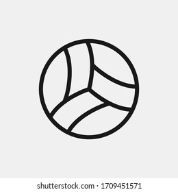 Volleyball icon isolated on background. Ball symbol modern, simple, vector, icon for website design, mobile app, ui. Vector Illustration