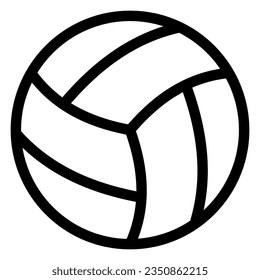 volleyball icon on transparent background