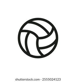 volleyball icon Symbol mark in Outline style