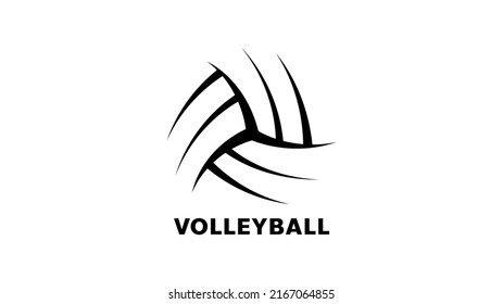 Volleyball icon symbol vector, isolated on white background, illustration Vector EPS 10, can use for  Volleyball Championship Logo