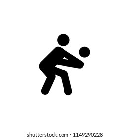 Volleyball icon template