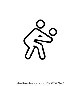 Volleyball icon template