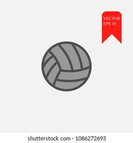 Volleyball icon vector
