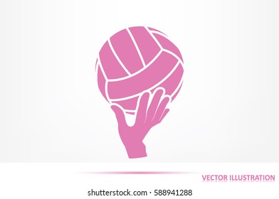 Volleyball Icon Vector