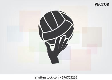 Volleyball Icon Vector