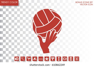 Volleyball Icon Vector