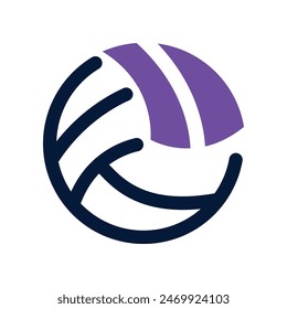 volleyball icon. vector dual tone icon for your website, mobile, presentation, and logo design.