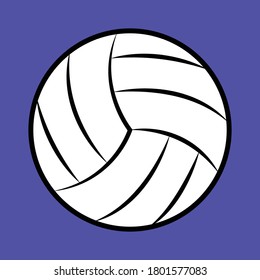 Volleyball Icon Vector illustration, Volleyball vector