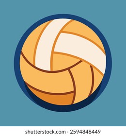 Volleyball icon. Vector illustration. volleyball ball symbol