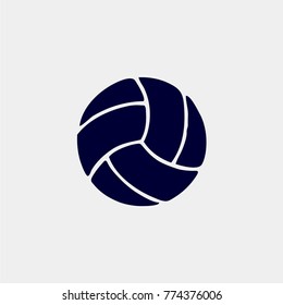Volleyball Icon Vector Illustration Ball Icon Stock Vector (Royalty ...
