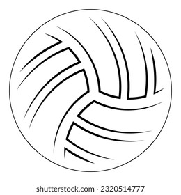 volleyball icon vector illustration design