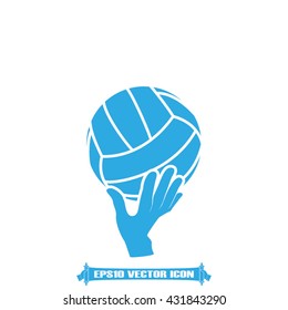 Volleyball icon vector illustration eps10.