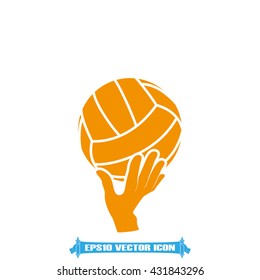 Volleyball icon vector illustration eps10.