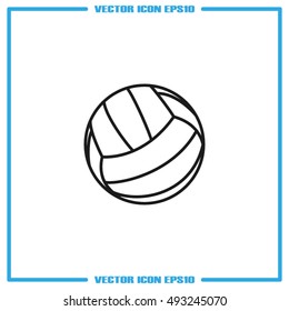 volleyball icon vector illustration eps10.