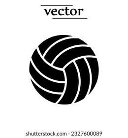 volleyball icon vector illustration flat design on white background.