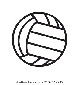 volleyball icon vector ilustration logo design