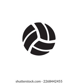 Volleyball icon vector logo template, Vector sign