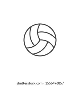 Volleyball icon vector on white background