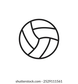 volleyball icon Vector set outline