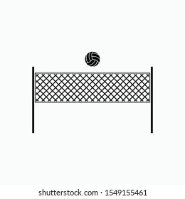 volleyball icon vector sign symbol isolated