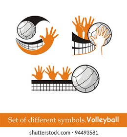 volleyball icon. vector symbol