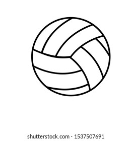 Volleyball icon vector. Volleyball tournament. Volleyball match