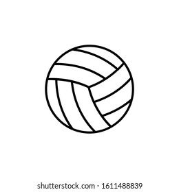 Volleyball icon vector. Volleyball tournament. Volleyball match