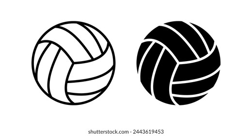 Volleyball icon. Volley sign. for mobile concept and web design. vector illustration