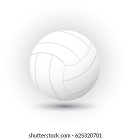 volleyball icons isolated on white background.