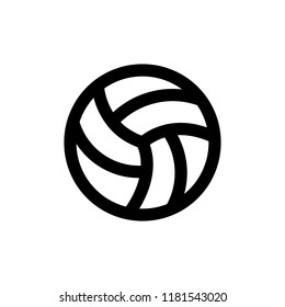 Volleyball icon,vector illustration. Flat design style. vector volleyball icon illustration isolated on White background, volleyball icon Eps10. volleyball icons graphic design vector symbols.