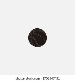 volleyball icon.volleyball vector on gray background