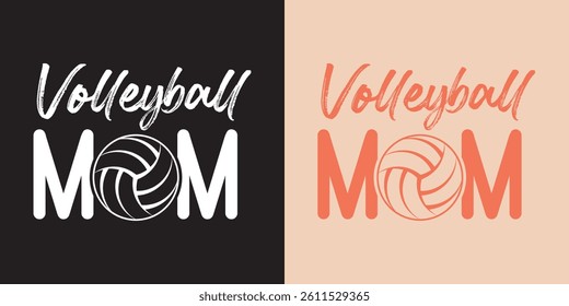 Volleyball Illustration typography Design for t shirt, poster, logo, sticker, or apparel