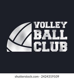 Volleyball Illustration typography for t shirt, poster, logo, sticker, or apparel merchandise