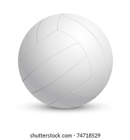 Volleyball Isolated On White